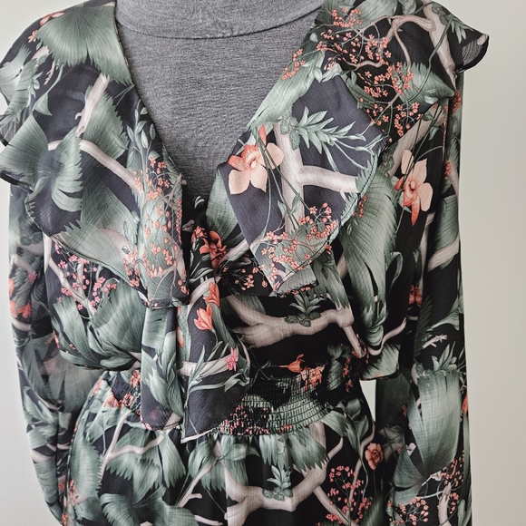 Johanna Ortiz x H&M Patterned Floral Mini Dress - Picture 7 of 15